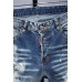 Men's Faded Ripped Skinny Jeans